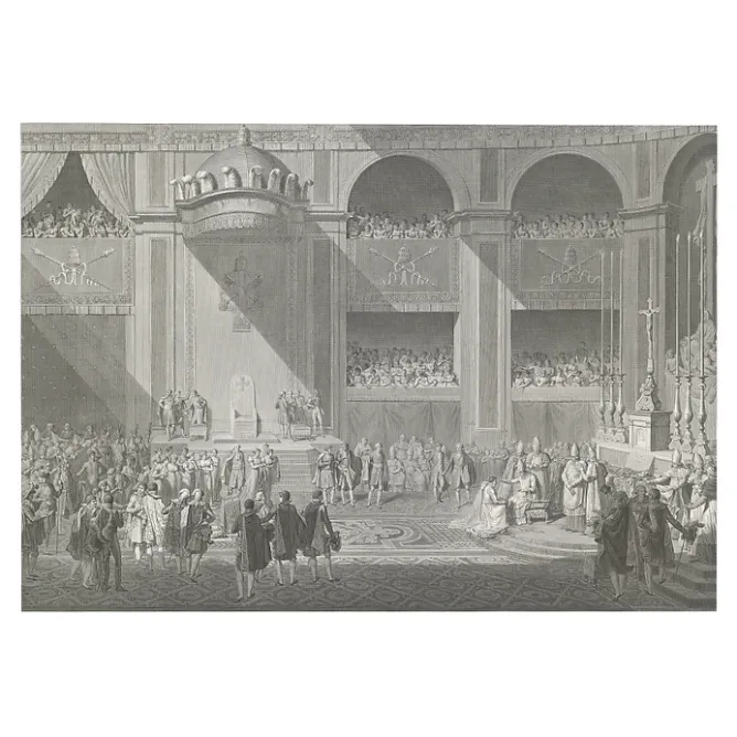 Personnages Et Évènements Historiques<Boutiques de musées Estampe Sacre De Napoléon Les Onctions
