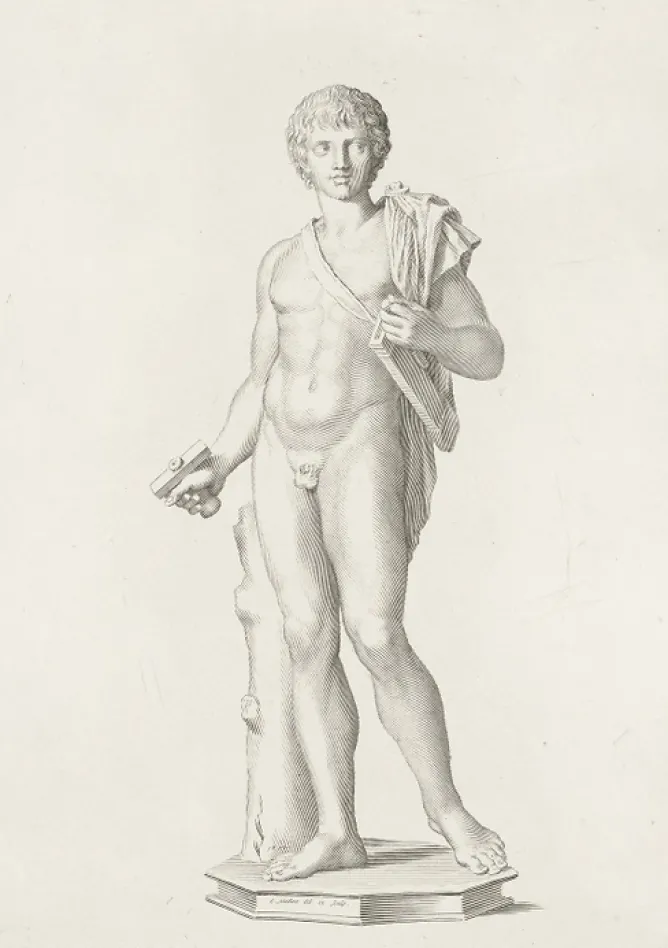 Chefs D'Œuvre Des Musées<Boutiques de musées Estampe Statue antique d'un gladiateur - Claude Mellan