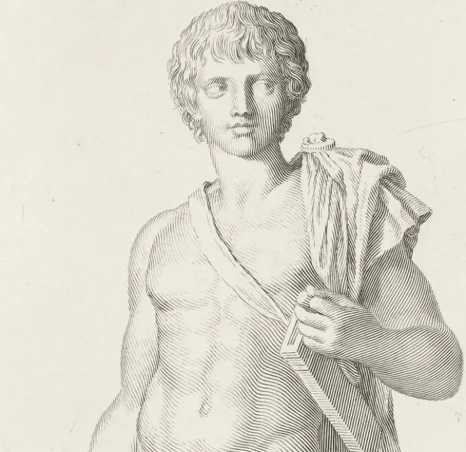 Chefs D'Œuvre Des Musées<Boutiques de musées Estampe Statue antique d'un gladiateur - Claude Mellan