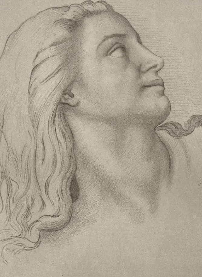 Boutiques de musées Estampe Tête de femme Best