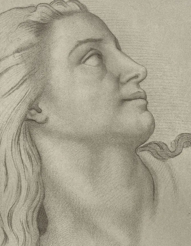 Boutiques de musées Estampe Tête de femme Best