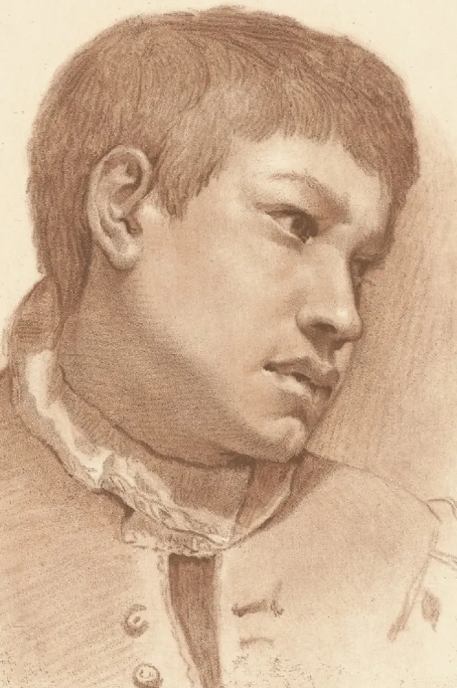 Boutiques de musées Estampe Tête de jeune garçon - Carrache Best