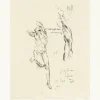Boutiques de musées Estampe Étude d'homme nu et étude de bras - Michel-Ange Hot
