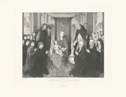 Boutiques de musées Estampe Vierge des donateurs - Hans Memling Hot