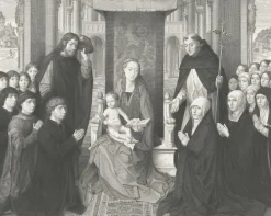 Boutiques de musées Estampe Vierge des donateurs - Hans Memling Hot