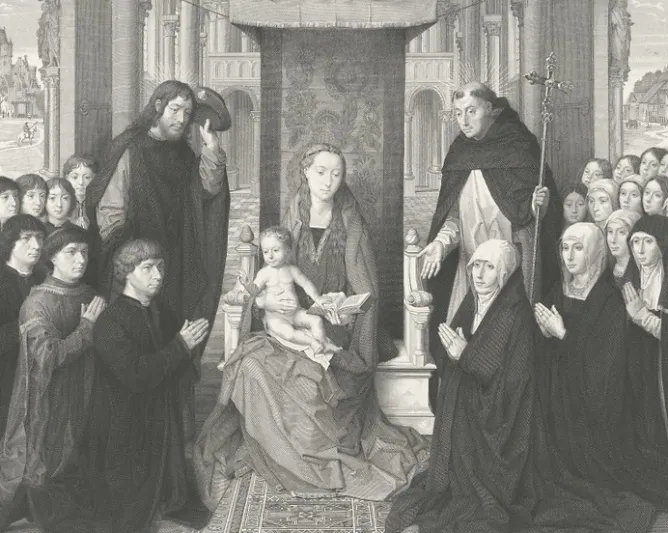 Boutiques de musées Estampe Vierge des donateurs - Hans Memling Hot