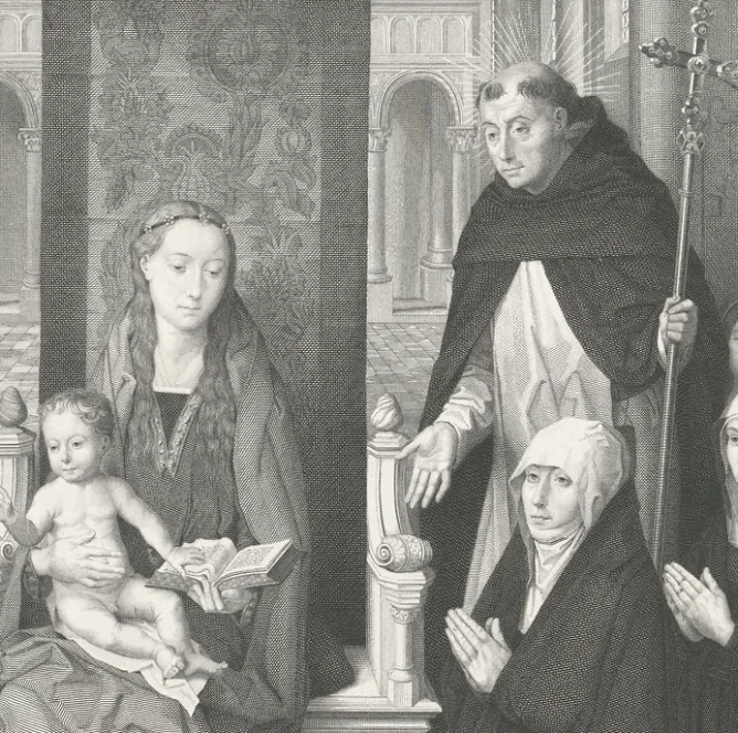 Boutiques de musées Estampe Vierge des donateurs - Hans Memling Hot