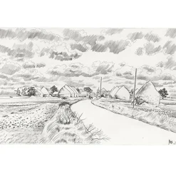Art Moderne<Boutiques de musées Estampe Village aux meules - Louis-Joseph Soulas