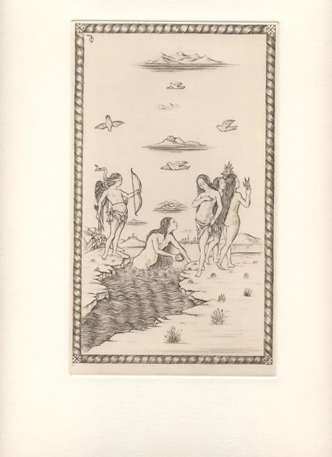 Boutiques de musées Estampe Vénus, carte 43, Le Tarot de Mantegna - Cécile Reims Outlet
