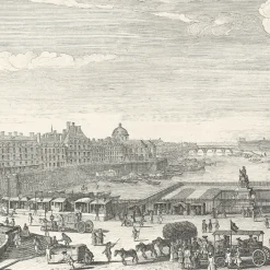 Boutiques de musées Estampe Vue de Paris, prise du milieu du Pont-Neuf New