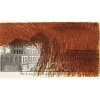 Paris Et Le Louvre|Créations Contemporaines<Boutiques de musées Estampe Vue du Louvre et de la Grande Galerie du côté des offices - Arnulf Rainer 1992