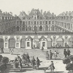 Boutiques de musées Estampe vue du Palais-Royal Côté Jardin Best