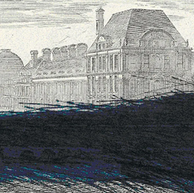 Paris Et Le Louvre|Créations Contemporaines<Boutiques de musées Estampe Vue et perspective du palais et des jardins des Tuileries - Arnulf Rainer 1992