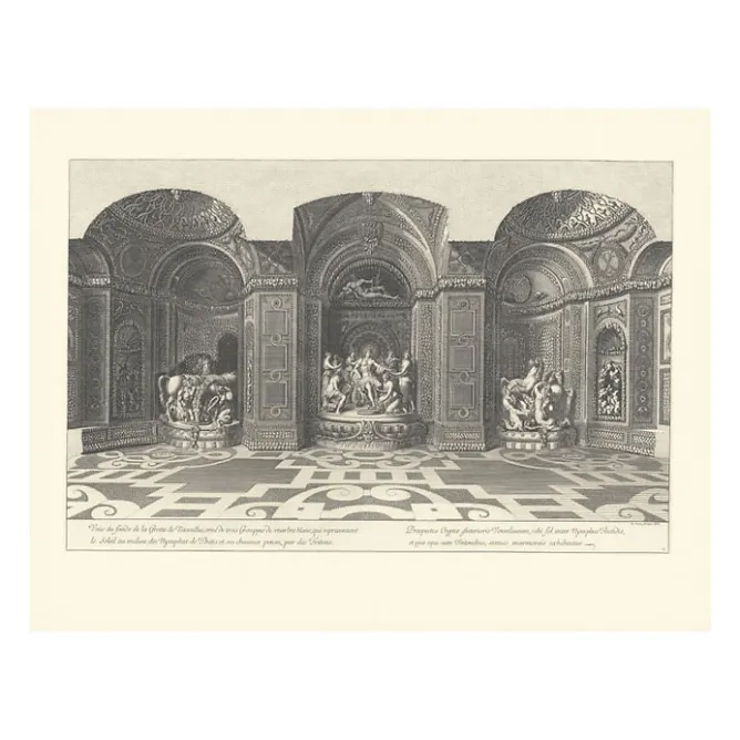 Architecture Et Villes<Boutiques de musées Estampe Vue fond de la grotte de Thétys de Jean Lepautre