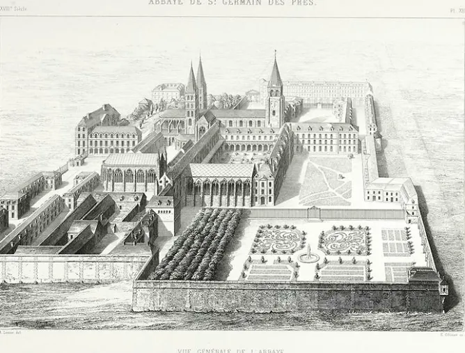 Boutiques de musées Estampe Vue Générale De L'Abbaye Online