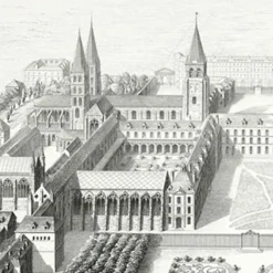 Boutiques de musées Estampe Vue Générale De L'Abbaye Online