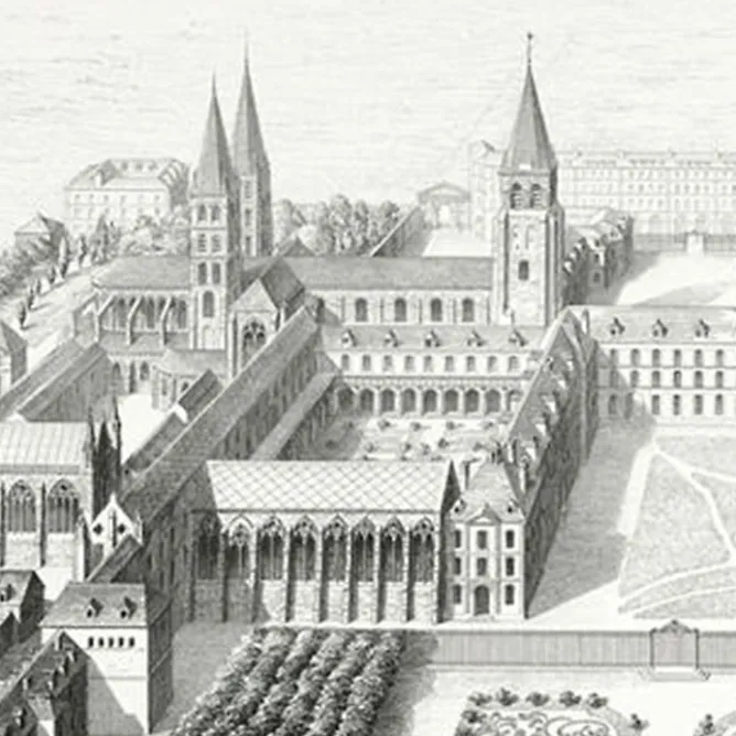 Boutiques de musées Estampe Vue Générale De L'Abbaye Online