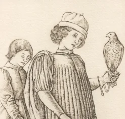 Boutiques de musées Estampe Zintilomo, carte 5, Le Tarot de Mantegna - Cécile Reims Sale