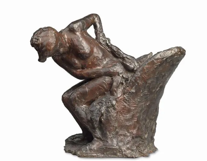 Boutiques de musées Femme assise dans un fauteuil s'essuyant le côté gauche (toiles encadrées) Sale