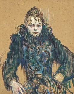Boutiques de musées Femme au boa noir (détail), 1892 (toiles encadrées) Hot