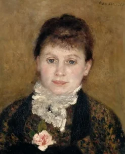 Toiles Sur Châssis|Toiles Sans Cadre<Boutiques de musées Femme au jabot blanc (toiles sur châssis)