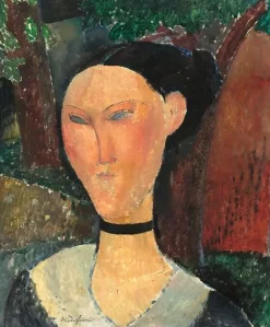 Affiches D'Art|Toiles Sans Cadre<Boutiques de musées Femme au ruban de velours (affiches d'art)
