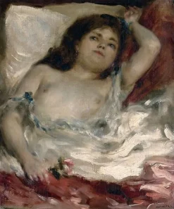 Panneaux Acryliques|Toiles Sur Châssis<Boutiques de musées Femme demi-nue couchée: la rose (panneaux acryliques)