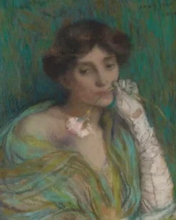 Toiles Encadrées|Toiles Sans Cadre<Boutiques de musées Femme à l'oeillet (toiles encadrées)