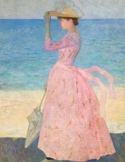 Boutiques de musées Femme à l'ombrelle (affiches d'art) Clearance