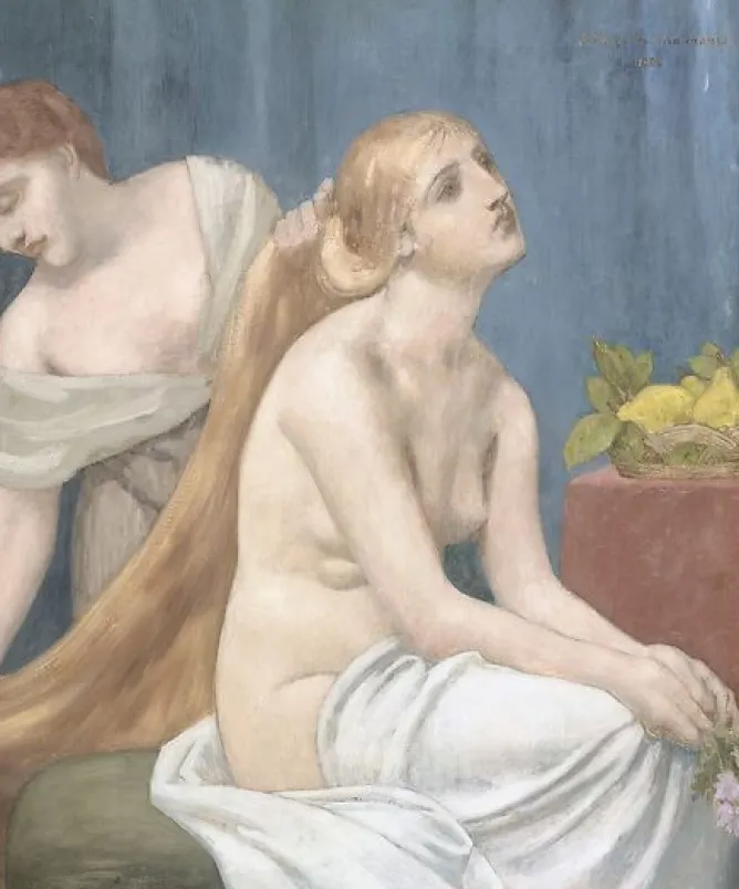 Boutiques de musées Femme à sa toilette ou La toilette (toiles sur châssis) Clearance
