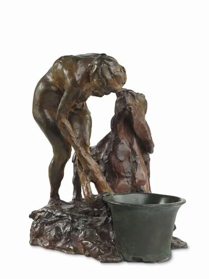 Boutiques de musées Femme se lavant la jambe gauche (toiles encadrées) Discount