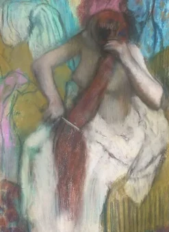 Affiches D'Art<Boutiques de musées Femme se peignant ou La chevelure (affiches d'art)