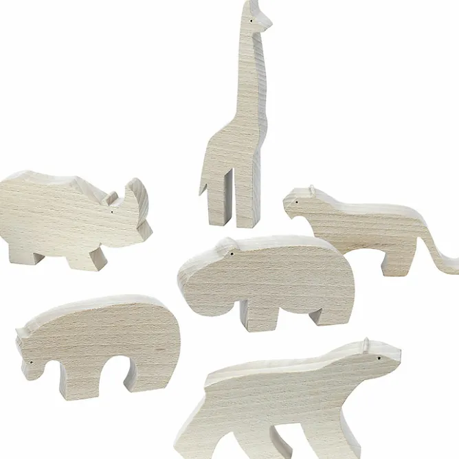 Boutiques de musées Figurine en bois François Pompon - Girafe, Pompon Toys Sale