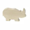 Boutiques de musées Figurine en bois François Pompon - Rhinocéros, Pompon Toys Clearance