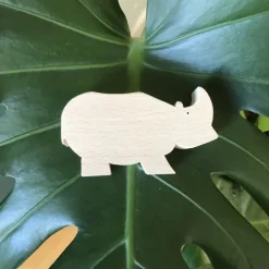 Boutiques de musées Figurine en bois François Pompon - Rhinocéros, Pompon Toys Clearance