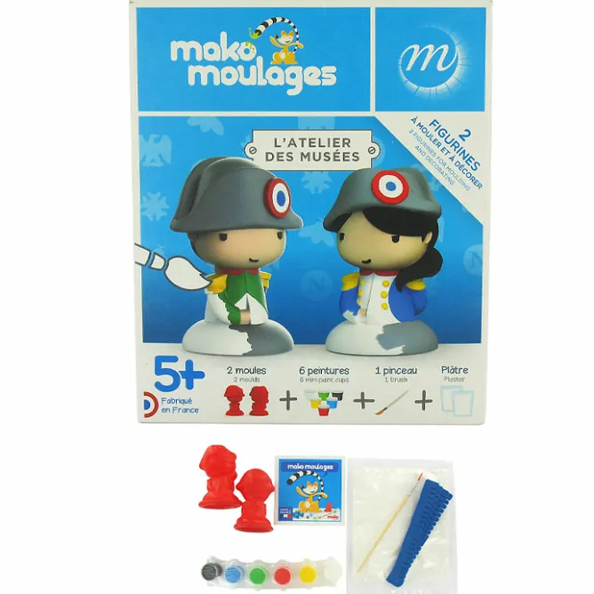 Boutiques de musées 2 Figurines à mouler et à décorer Napoléon et Napoléonette - Mako moulages Best