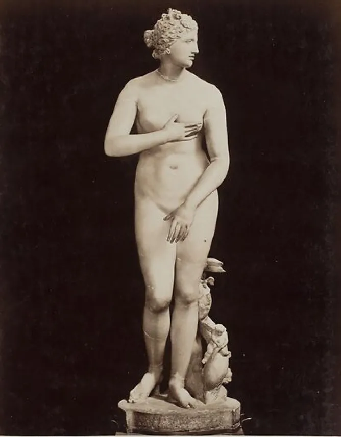 Boutiques de musées Firenze - Galleria Uffizi, la Venere de' Medici (Cléomène) (toiles encadrées)