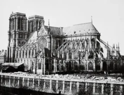 Panneaux Aluminium|Panneaux Acryliques<Boutiques de musées Flan sud de la cathédrale Notre-Dame, Paris vers 1857 (panneaux aluminium)
