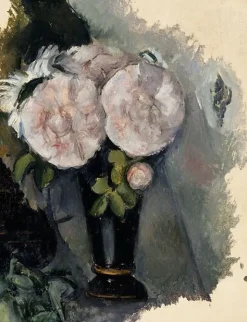 Boutiques de musées Fleurs dans un vase bleu (toiles encadrées)