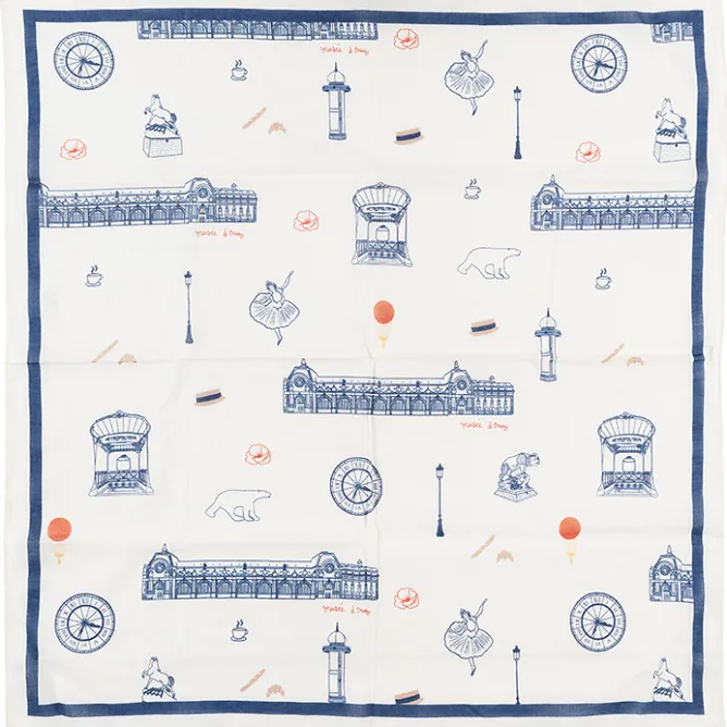 Boutiques de musées Foulard carré 65x65cm Paris - Musée d'Orsay New