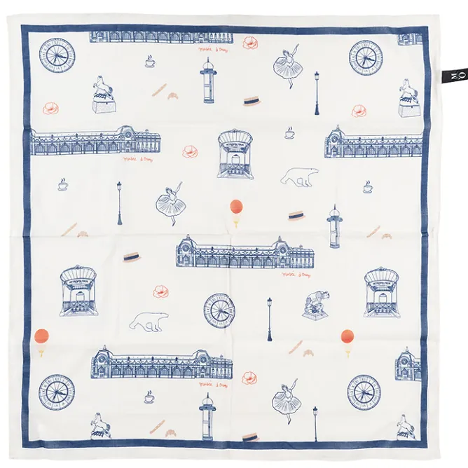 Boutiques de musées Foulard carré 65x65cm Paris - Musée d'Orsay New