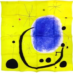Foulards, Étoles, Châles<Boutiques de musées Foulard Joan Miró L'Or de l'Azur - 90x90cm - Brochier Soieries