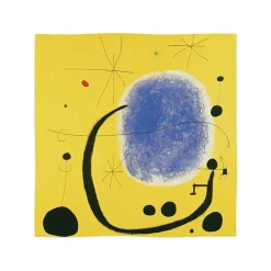 Foulards, Étoles, Châles<Boutiques de musées Foulard Joan Miró L'Or de l'Azur - 90x90cm - Brochier Soieries