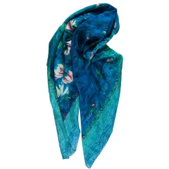 Boutiques de musées Foulard Nymphéas - Reflets verts Hot