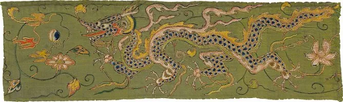 Affiches D'Art|Toiles Encadrées<Boutiques de musées Fragment de tissu brodé (probablement d'un vêtement) (affiches d'art)