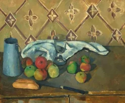Boutiques de musées Fruits, serviette et boîte à lait (panneaux acryliques)