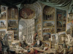 Affiches D'Art|Affiches D'Art Encadrées<Boutiques de musées Galerie de vues de la Rome antique (détail) (affiches d'art)