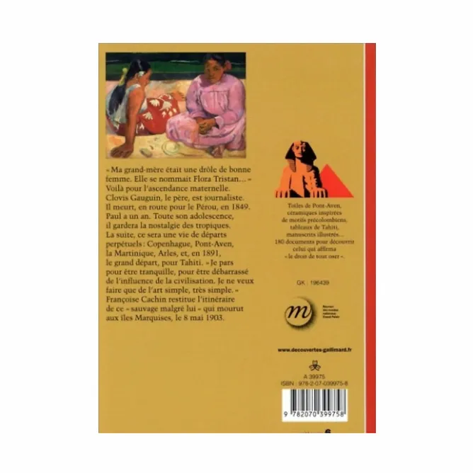 Livres D'Art<Boutiques de musées Gauguin. « Ce malgré moi de sauvage » - Découvertes Gallimard (n° 49)