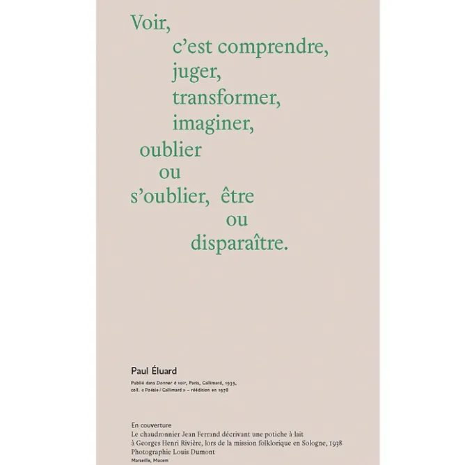 Boutiques de musées Georges Henri Rivière - Voir c'est comprendre - Catalogue d'exposition Clearance
