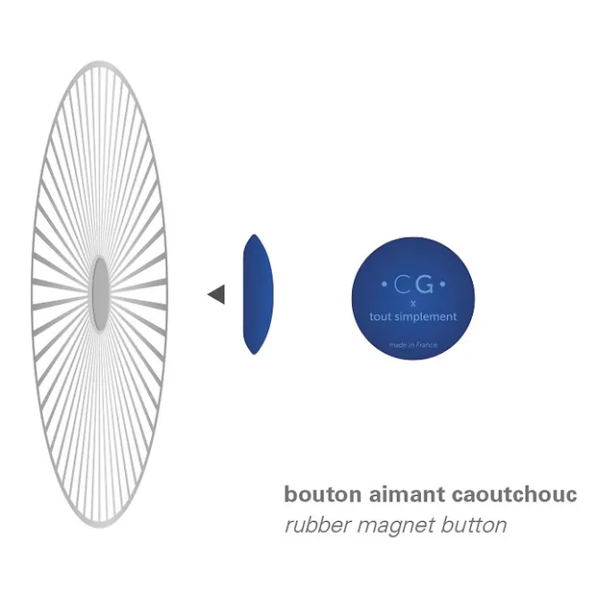 Boutiques de musées Grande broche Solar - Argentée Discount